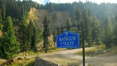Scenic view of Bangus valley
